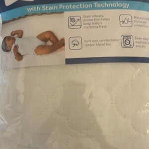 White Baby Mattress Protector